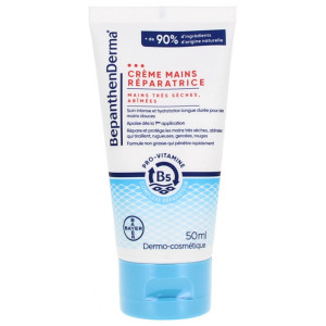 Bepanthen Derma Crème Réparatrice Mains Très Sèches Abimées 50 ml