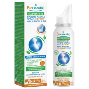 Puressentiel Hygiène Nasale Spray Jet Fort au Calendula Bio - 100 ml