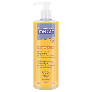 Eau Thermale Jonzac Nutritive ATO+ Huile Lavante Relipidante Bio - 500 ml
