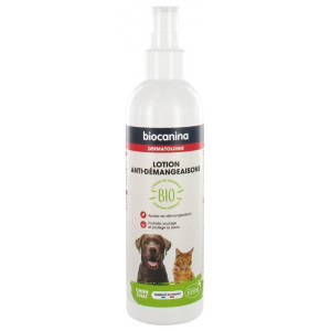 Biocanina Lotion Anti-Démangeaisons Chien et Chat Bio - 240 ml