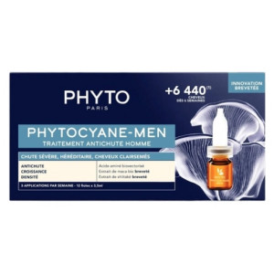 Phyto Phytocyane - Men Traitement Antichute Homme - 12 x 3,5 ml