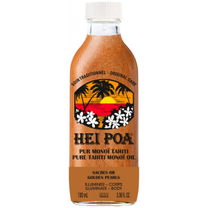 Hei Poa Pur Monoï Tahiti Nacres Or - 100 ml