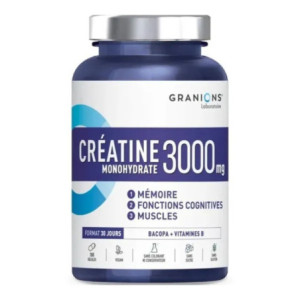 Granions Créatine monohydrate 3000 mg - 180 gélules
