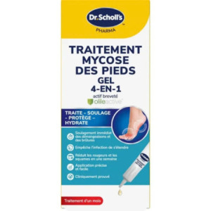 Scholl Traitement Mycose Des Pieds 4en1 - 10ml