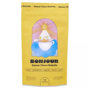 Bonjour Drink Boisson choco noisette aux champignons - 15 portions