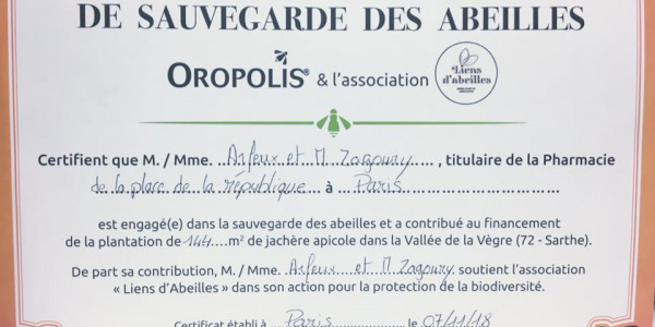 Oropolis & l’association Liens d’Abeilles